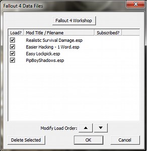 How to access Fallout 4 data menu