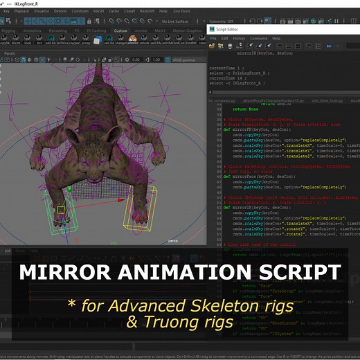 Maya Mirror Animation Script
