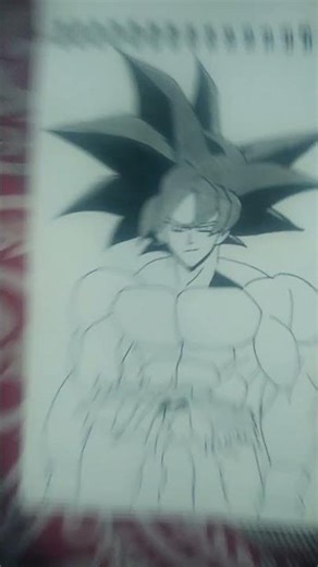 #Drawing of goku from dragon ball super #printest.com