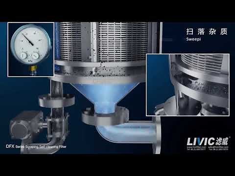 Scraping Self-cleaning Filter | EdgeFlo® Self-cleaning Filter｜LIVIC DFX Series