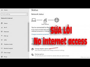 Fix No internet access on Windows 10