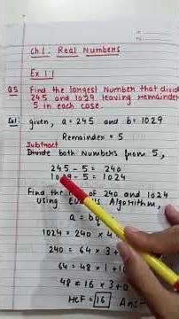 Class 10 Maths 🔥 Q5 Easy Trick | Euclid Method #shorts