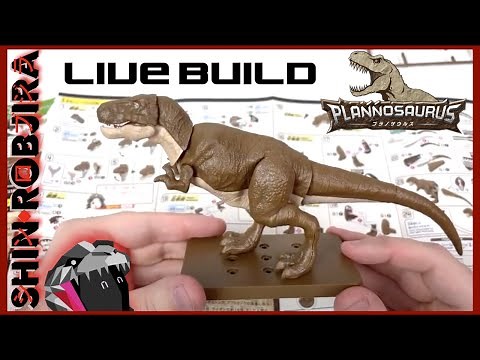 Bandai Plannosaurus: Tyrannosaurus Rex Model Kit | Building Stream