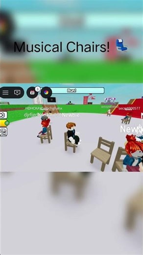 Musical Chairs !🪑🪑& JUDY waves #roblox#shorts#robloxmemes#robloxshorts#gaming#robloxfriends#noobtaim