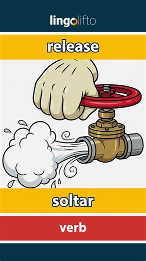 🇬🇧🇪🇸 release - soltar : learn English : aprendamos inglés : vocabulary builder
