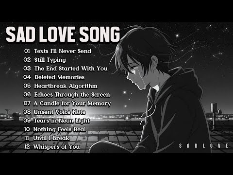 Texts I’ll Never Send | Heartbreak Sad Song Playlist 2025 - Depressing Songs That will Make You Cry