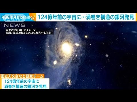 124億年前の宇宙に“渦巻き構造”の銀河発見(2021年5月21日)