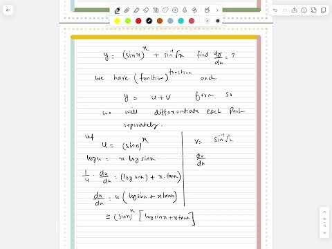 Solving differentiation problem #maths #class12maths