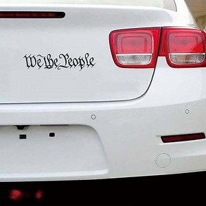 Sticker voiture We the people, Sticker pour voiture, Sticker patriotique, Sticker en vinyle, Sticker vitre de voiture, Sticker camion, Sticker voiture - Etsy France