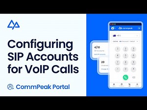 CommPeak VoIP Guide | Configure Your SIP Account for VoIP Calls Step by Step