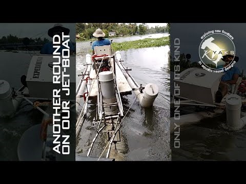 Taking on the river obstacle course challenge - The only one of its kind jet-boat on Planet Earth