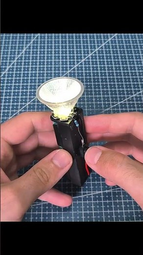 Mini Rechargeable LED Torch 🔋✨ Simple DIY Flashlight Idea