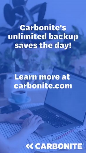 When your cat turns your laptop into a playground... 😿 Don't panic! Carbonite’s got your back with unlimited and automatic backups. Never stress over lost files again, as everything is securely stored in the cloud. Start backing up your files today. Visit carbonite.com to learn more. | Carbonite