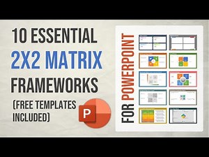 Top 10 2X2 Matrix Frameworks with Free Templates