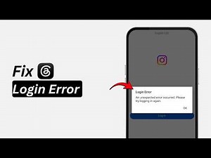 How to Fix Threads Login Error | Threads Sign In Problem Fix