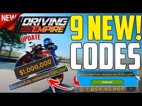 ⚠️MARCH💥 UPDATE!⚠️[BIKES AND KITS]⚡DRIVING EMPIRE CODES IN FEBRUARY 2026|ROBLOX DRIVING EMPIRE CODES