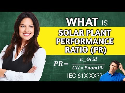 HOW TO CALCULATE SOLAR PLANT PERFORMANCE RATIO (PR) | SOLAR PV DESIGN