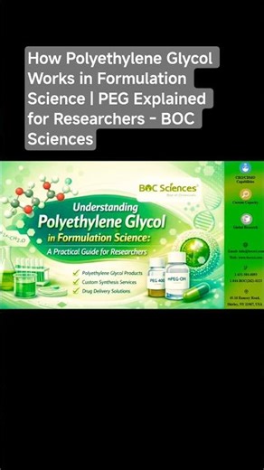 #polyethyleneglycol #peg #pegylation #drugformulation #drugdelivery #bocsciences