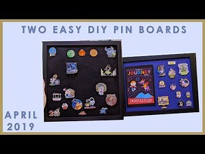 Disney pin board DIY // Our first project -- Two easy Disney pin board decorating ideas.