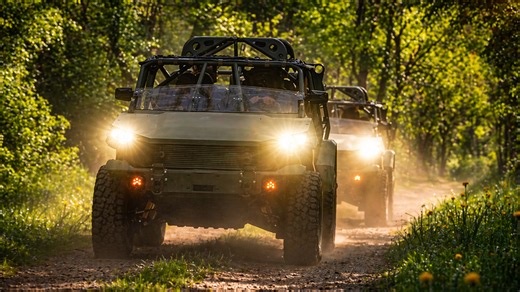 US National Guard trains with new military vehicles