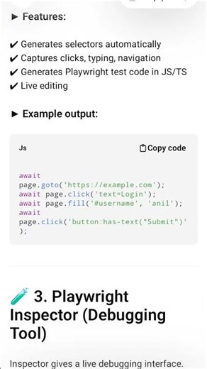 Playwright Codegen Record and Playback #shorts