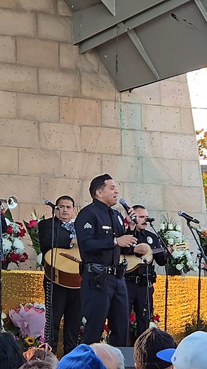 Cop Serenade at Mariachi Plaza in Boyle Heights