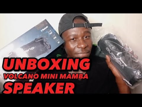 UNBOXING VOLCANO MINI MAMBA SPEAKER