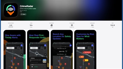 Northeast Ohio police warn 'CrimeRadar' app may spread false crime alerts