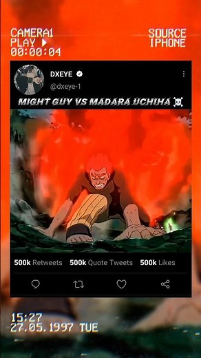 might guy vs madara Uchiha ☠️ #animeedit #naruto #narutoshippuden