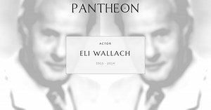 Eli Wallach Biography | Pantheon