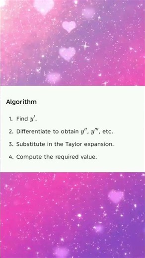 MA25C03 UNIT 1 Numerical Methods: Solving first order ODE by Euler's formula,Taylor series