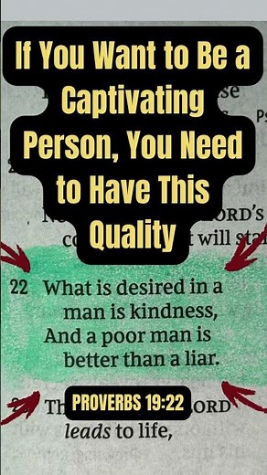 Proverbs 19:22 #wordofgod #shorts #god #jesus #youtubeshorts #bibleverse #scripture #dailybible