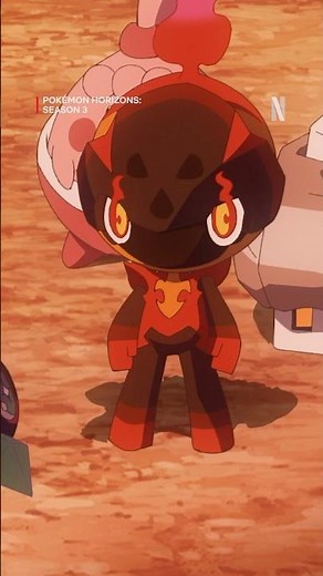 You can’t say no to Charcadet 🔥 Pokémon Horizons: Season 3, now playing on Netflix!