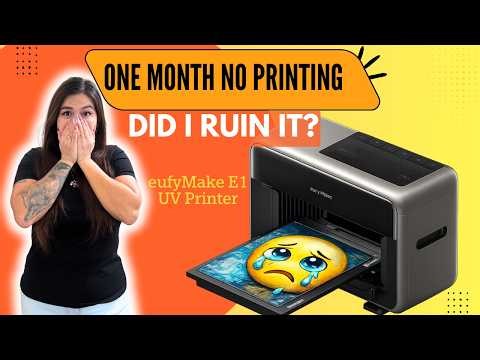 I Didn’t Use My UV Printer for a Month… Did I Ruin It?