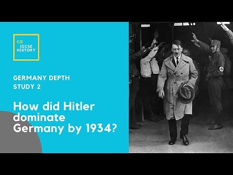 iGCSE History - Germany, 1918-45 - KQ2 Hitler's Rise to Power