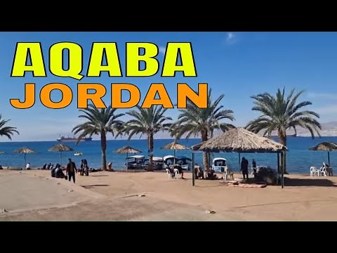 Aqaba, Jordan 🇯🇴 Day walk through city center العقبة