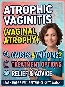 Atrophic Vaginitis (Vaginal Atrophy): Causes, Treatment