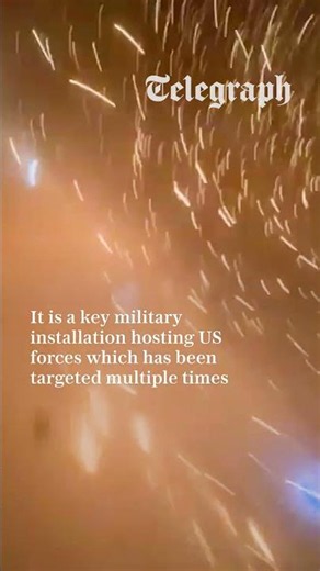 Moment Iran strikes Jordan military base, killing two US soldiers