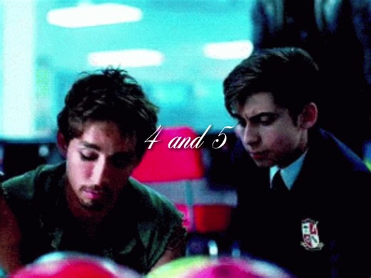 Klaus and Five Hargreeves in The Umbrella Academy