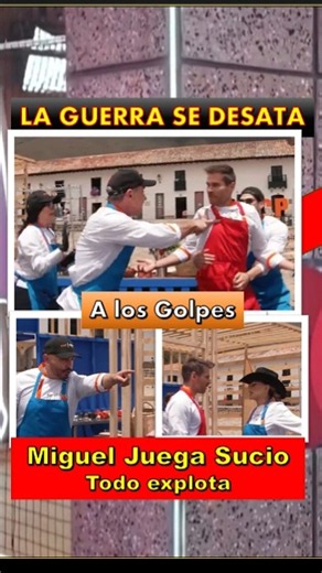 Se desata el caos total en el Juego de la salvacion Miguel provoca a Ponce Top Chef VIP #topchefvip