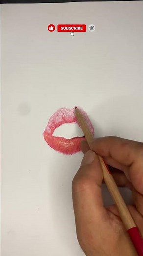 How to Draw Realistic Lips with Colored Pencils | Step by Step Tutorial