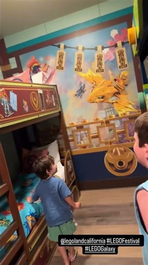 Josh Peck at LEGOLAND with his kid