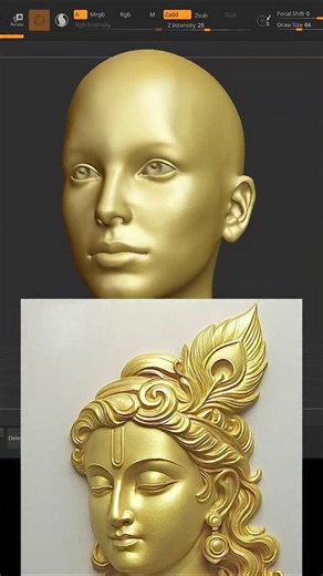 Reins Academy on Instagram: "Design material using images with matcap material in Zbrush #vishalrein #reinsacademy"