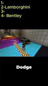 Which Car Is the Fastest in Minecraft? #shorts #minecraft #shortsfeed