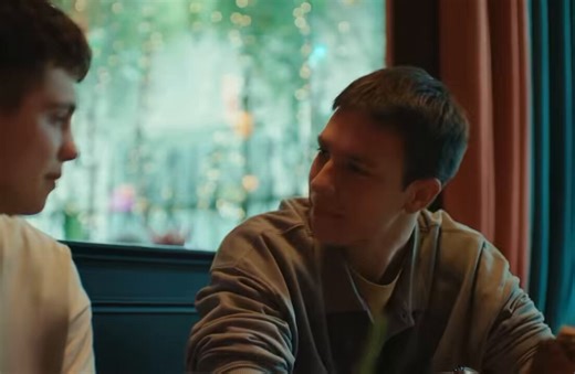 the intense eye contact before they kiss 🚬