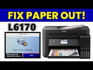 Fix Paper Jam in Epson L6170 Printer | Step-by-Step Printer Repair