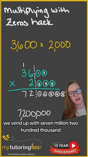 multiply numbers that end in zero #math #mathtutor #mathhelp #multiplication #mathtricks