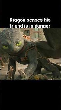 Toothless saves Hiccup#movie #fantasy