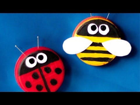 How To Make Adorable Plastic Bottle Cap Buddies - DIY Crafts Tutorial - Guidecentral