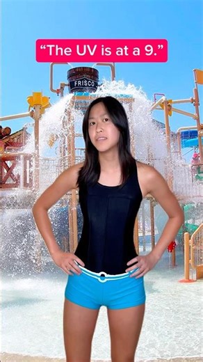 “It’s 95 F degrees outside!” ☀️